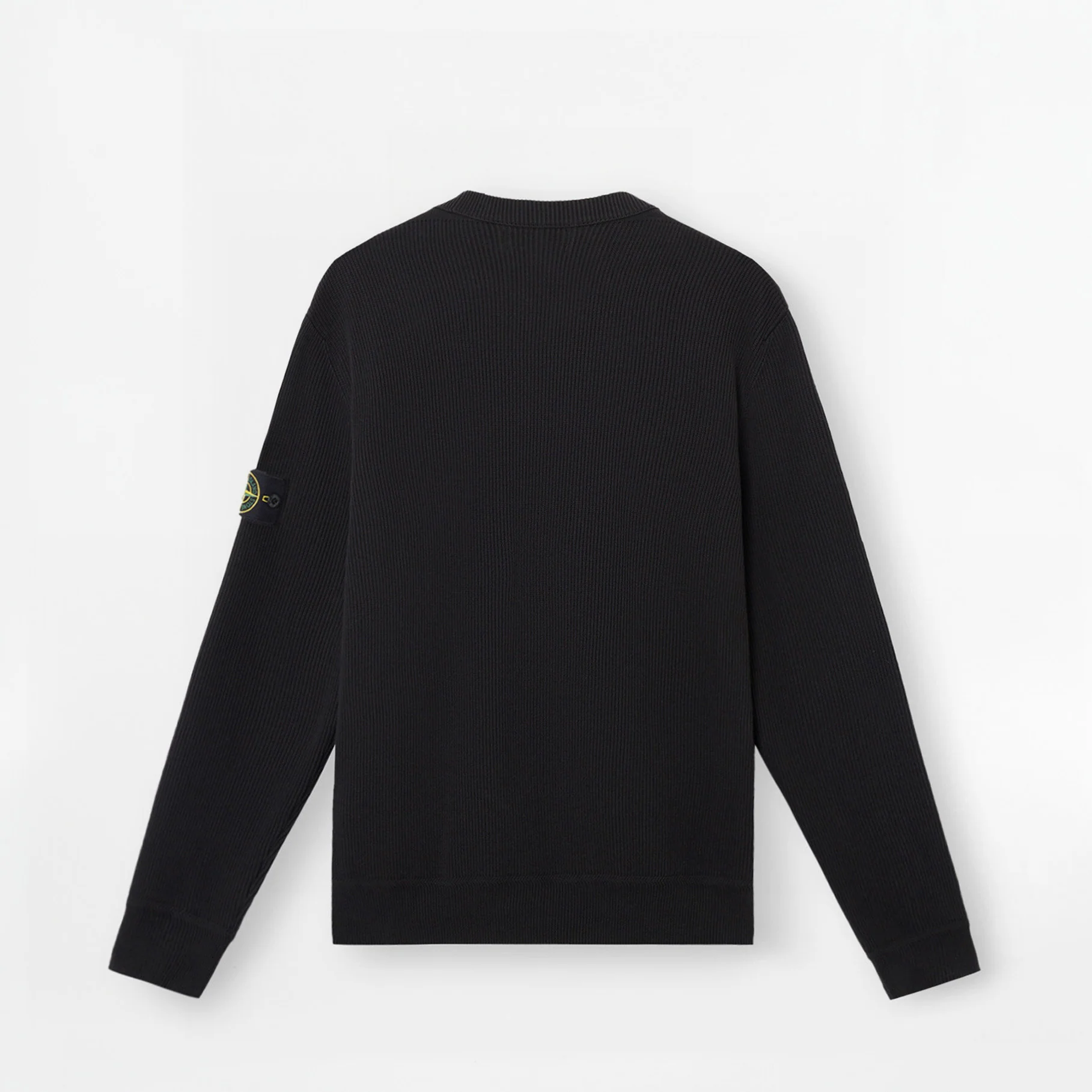 Pull Stone Island Ribbed Soft Organic Cotton 5100054 Noir – Image 7