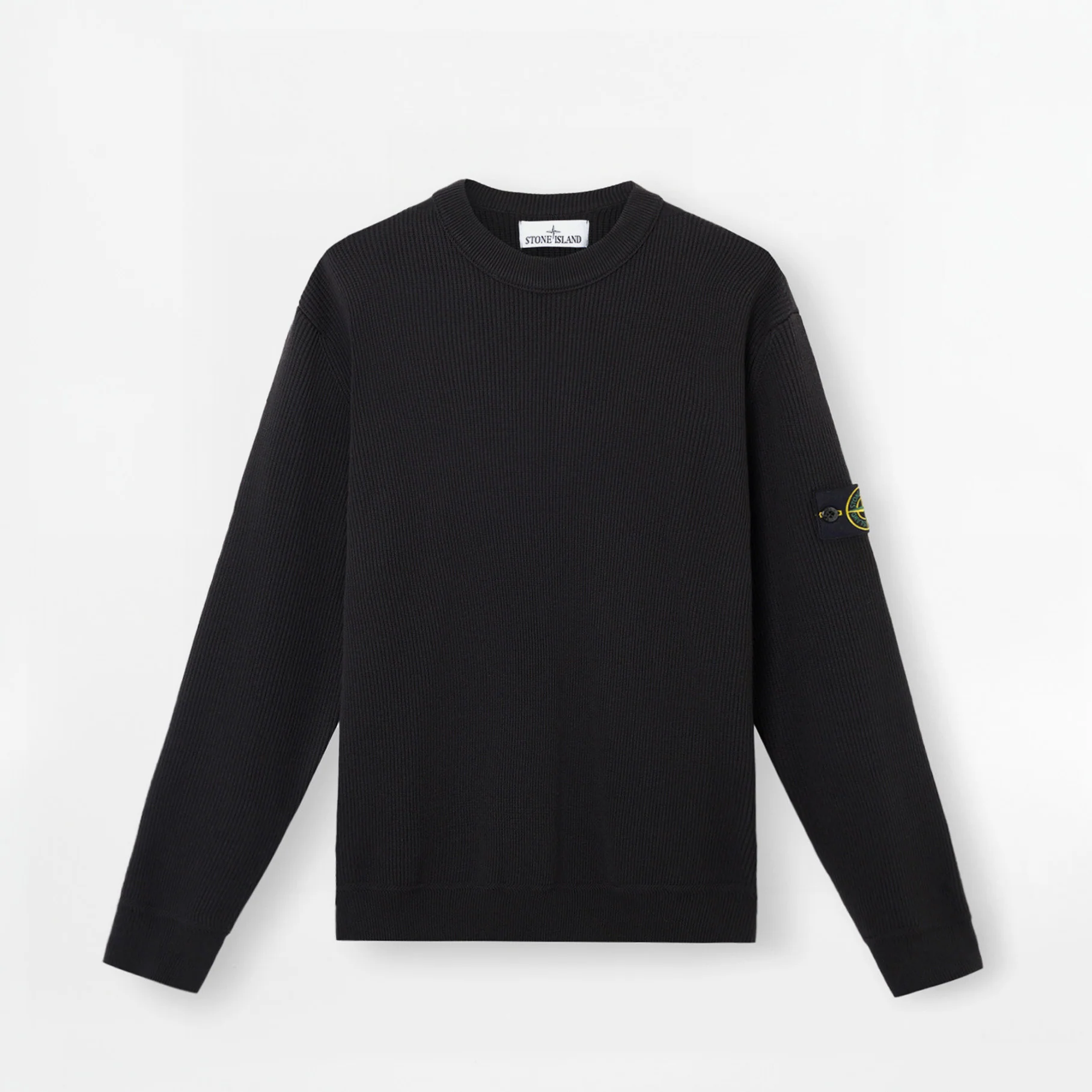 Pull Stone Island Ribbed Soft Organic Cotton 5100054 Noir